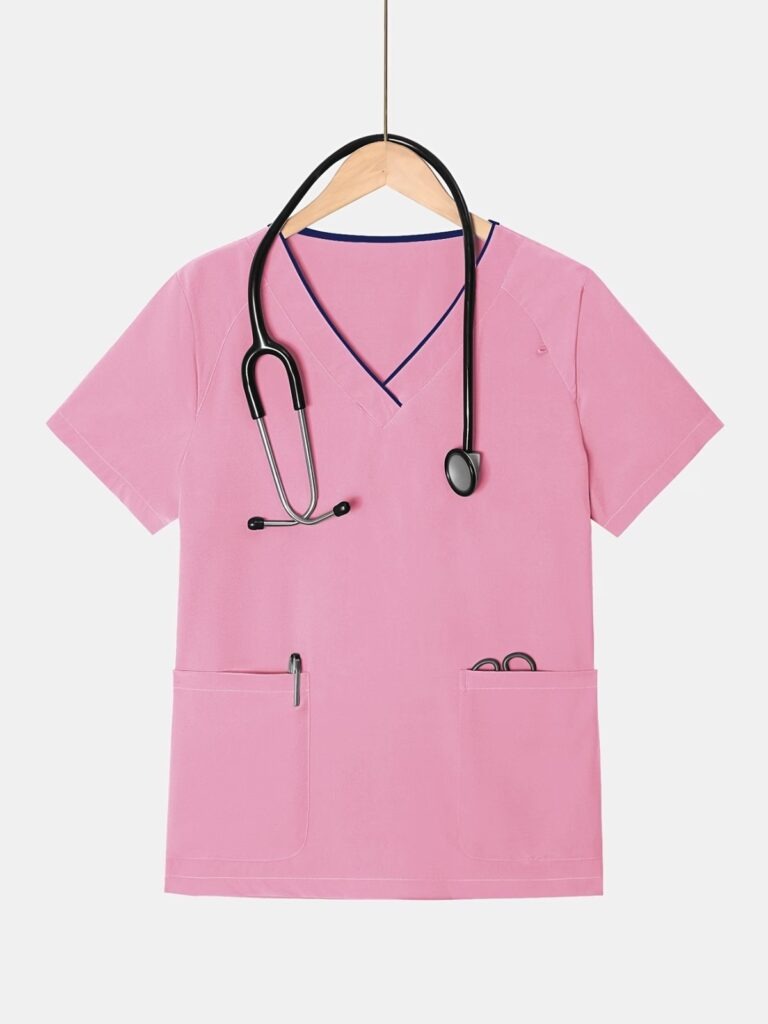 Women’s Professional Medical Scrub Top