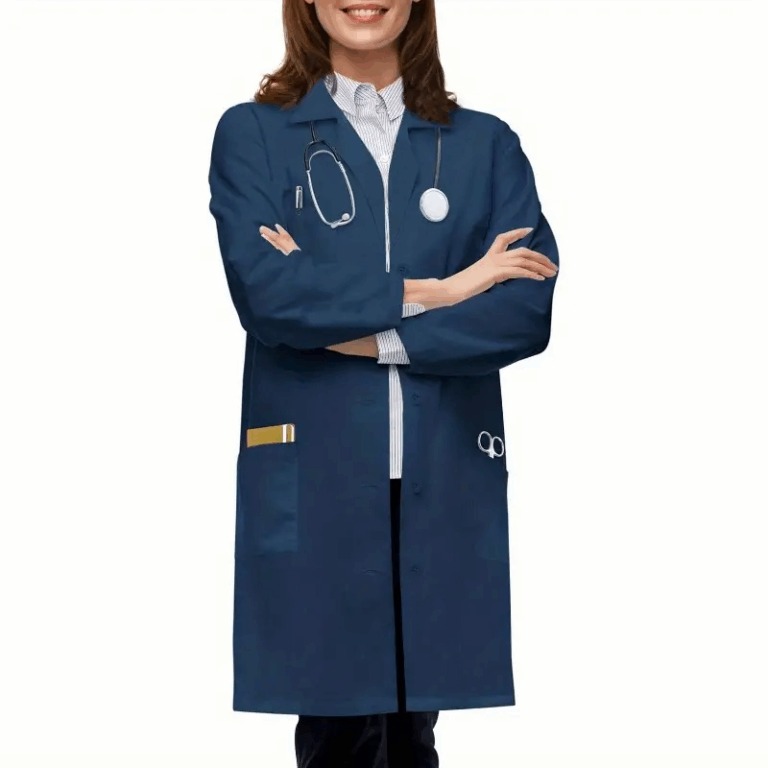 Women’s Professional Long Sleeve Lab Coat