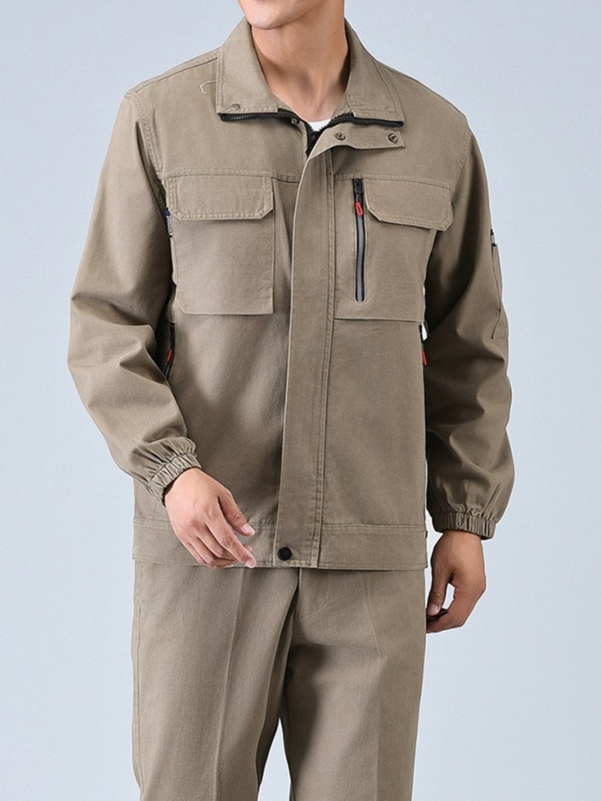 Men's Spring And Autumn Work Suit Set